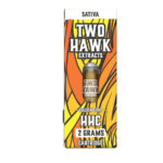 HHC Vape Cartridge – Golden Goat – Sativa 2G – Two Hawk Hemp Co.
