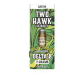 Live Resin Delta 8 THC Vape Cartridge – Green Crack – Sativa 2G – Two Hawk Hemp Co.