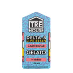 Live Resin Delta 8 Vape Cartridge – Gelato – Hybrid 1G – Trē House
